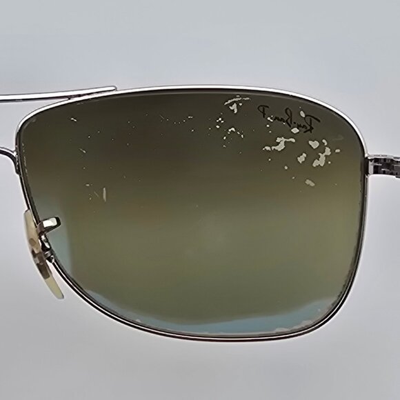 Ray-Ban RB3543 003/5J Chromance Silver Polarized Silver Miror Aviator Sunglasses - Picture 9 of 16
